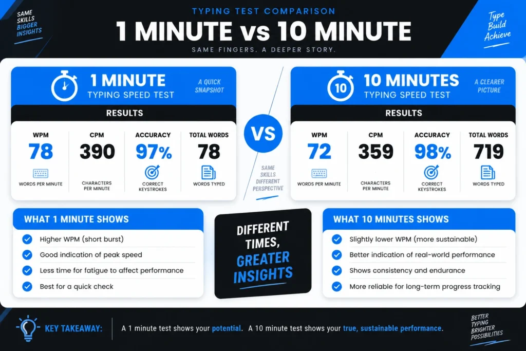 10 Minutes typing test 1 10 Minute Typing Test